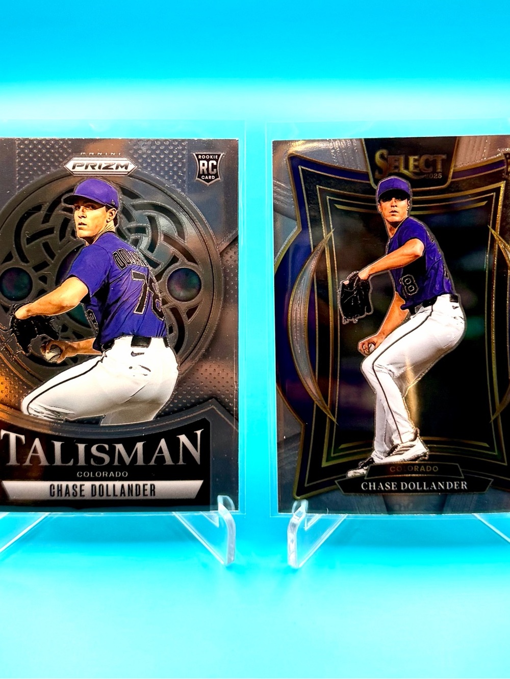 🔥Chase Dollander Rookie Lot! Talisman Prizm Rookie + Panini Select Rookie! 🤩